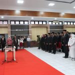 Wali Kota Palopo, Drs HM Judas Amir MH melantik 43 pejabat lingkup Pemkot Palopo.(ist)