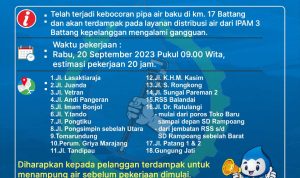 Rabu Perbaikan Pipa