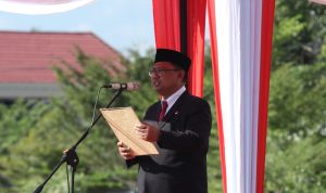Pj Wali Kota Palopo Asrul Sani Irup Upacara Peringatan Hari Kesaktian Pancasila - foto