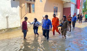 Pj Wali Kota Palopo Tinjau Langsung Lokasi Banjir FT