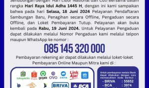 Iduladha Libur Perumda