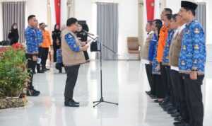 Pj Wali Kota Palopo Kukuhkan Satgas Penanggulangan Bencana FT