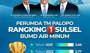 PERUMDA TM Palopo Raih Peringkat Pertama Se- Sulsel