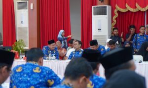 Makassar - Pj. Wali Kota Palopo, Drs. H. Firmanza DP, SH., Menghadiri Rapat Koordinasi Optimasi Sistem Pengairan Pertanian Tahun 2025
