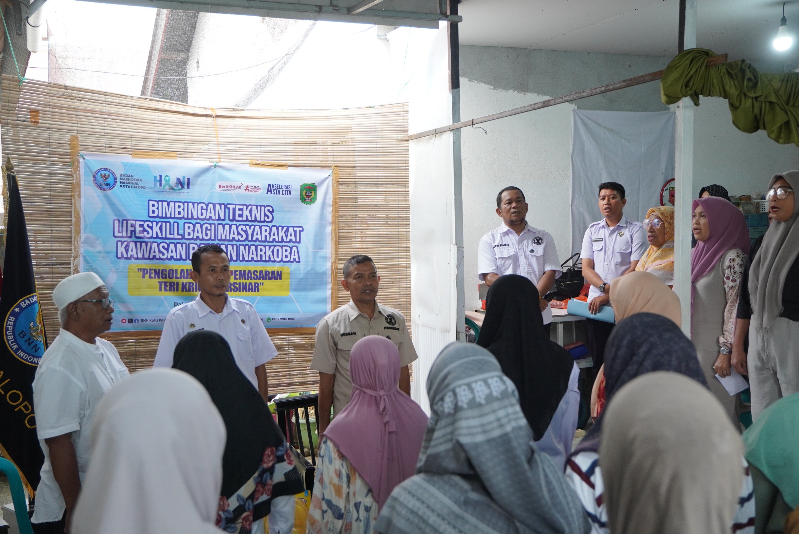 Bimtek Life Skill Masyarakat Kawasan Rawan, Diharapkan Masyarakat Produktif dan Mandiri