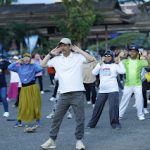 Pj Walikota Pimpin Senam dan Kerja Bakti Massal di Kompleks Terminal Palopo